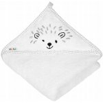 Akuku Osuška s kapucí 100 x 100 cm JEŽEK BÍLÁ – Zboží Dáma