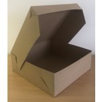 Bio produkty Krabice dortová 25x25cm hnědá KRAFT – Sleviste.cz