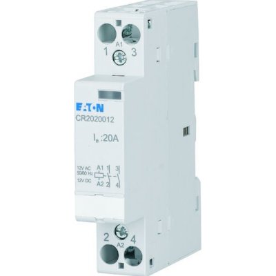 EATON Stykač CR2002012 12V AC/DC 20A 2vyp 193907 – Sleviste.cz
