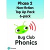 Kniha Bug Club Phonics Phase 2 Non-fiction Top Up Pack 6-pack 96 books