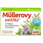 Dr. Müller Müllerovy pastilky s jitrocelem mateřídouškou bez cukru 12 pastilek – Hledejceny.cz
