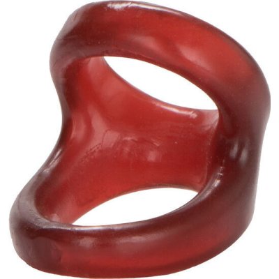 Dvojitý erekční kroužek Colt Snug Tugger červený