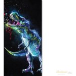 JERRY FABRICS Osuška Dinosaur Black 70 x 140 cm – Zboží Dáma