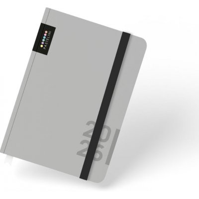 Pastelini A6 týdenní 2026 šedá – Zboží Živě