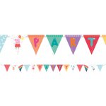 Prasátko Peppa vlajka 330 cm Amscan – Zboží Dáma