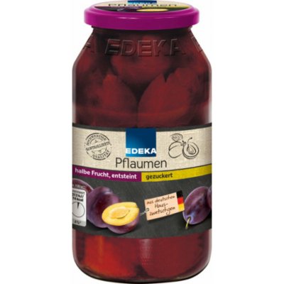 Edeka Švestky vypeckované 720 ml – Hledejceny.cz