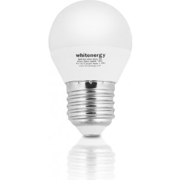 Whitenergy LED žárovka SMD2835 G45 E27 3W teplá bílá