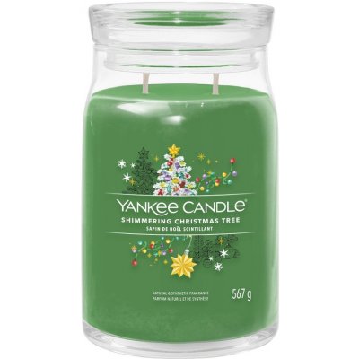 Yankee Candle Signature Shimmering Christmas Tree 567 g – Zboží Mobilmania