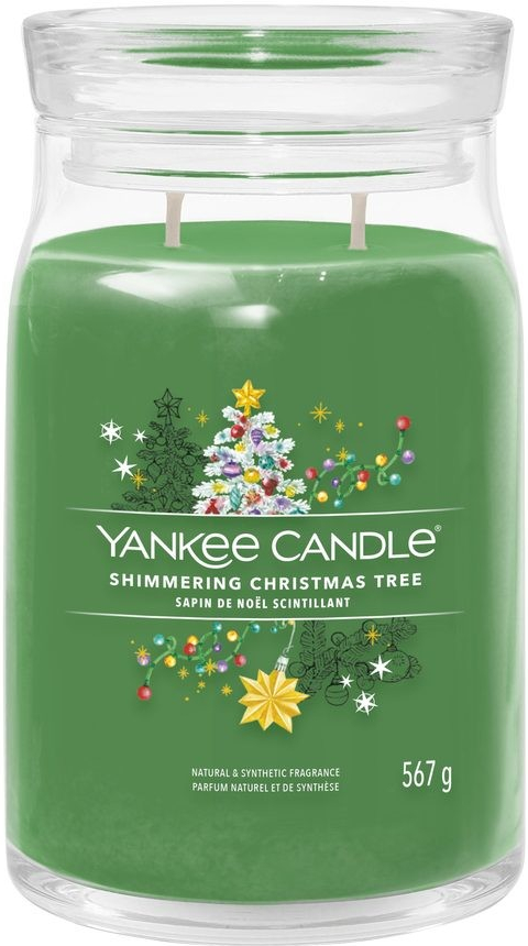 Yankee Candle Signature Shimmering Christmas Tree 567 g