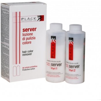 Black Server Hair Colour Remover odstraňovač barvy z vlasů 2 x 100 ml