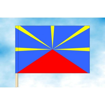 LIBEA, s.r.o. Vlajka Réunionu Rozměr: 100×150 cm, Uchycení: Návlek – Hledejceny.cz