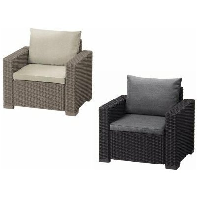 Keter Set zahradních křesel California, 2 ks, cappuccino – Hledejceny.cz