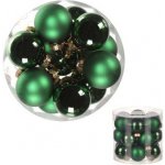 Autronic Ozdoby skleněné barva zelená pr.3 cm cena za 1 18 ks VAK121-3 – Hledejceny.cz