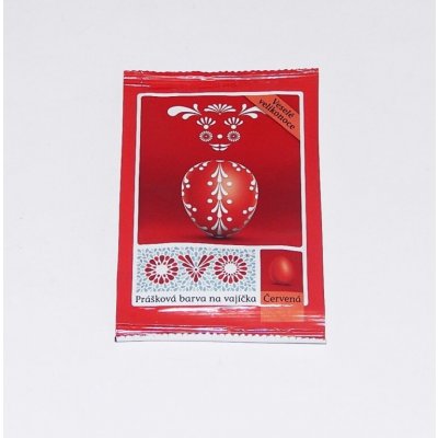 Ovo prášková na vejce červená 5 g – Sleviste.cz