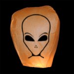 Lampion přání UFO, Oranžové – Zbozi.Blesk.cz