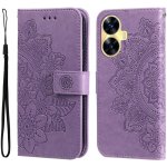 Vsechnonamobil 59094 ART MANDALA Peněženkové pouzdro Realme C55 fialové – Zboží Živě