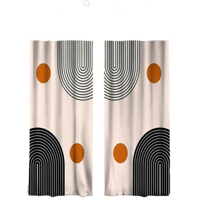 Mila Home Béžové závěsy v sadě 2 ks 140x260 cm – Mila Home – Hledejceny.cz
