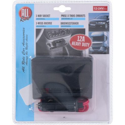 ALLRIDE Zásuvka zapalovače trojitá, max. 12 A – Zboží Živě
