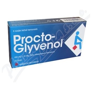 PROCTO-GLYVENOL RCT 400MG/40MG SUP 10