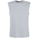 Fruit of the loom pánské tričko bez rukávů šedé – Zboží Mobilmania