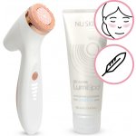 Nuskin ageLOC LumiSpa iO Rose Gold pro číštění pleti + čistící gel pro citlivou pleť 100 ml dárková sada – Sleviste.cz