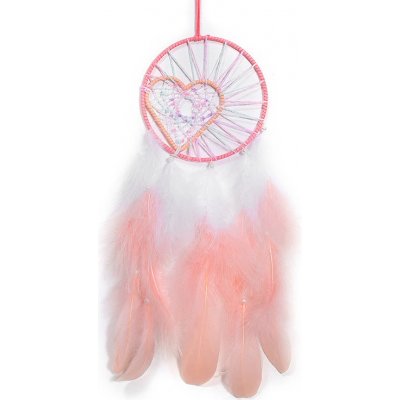 BudNej lapač snů Růžové srdce vel. 60cm MN7026 – Zboží Dáma