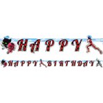 Amscan Banner Happy Birthday Silniční provoz – Zboží Dáma