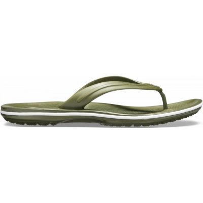 Crocs Crocband Flip Army Green White