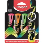 Maped Fluo Peps Flex sada 4 barev 740300 – Hledejceny.cz