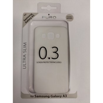 Pouzdro PURO Ultra Slim "0.3" Samsung Galaxy A3 čiré
