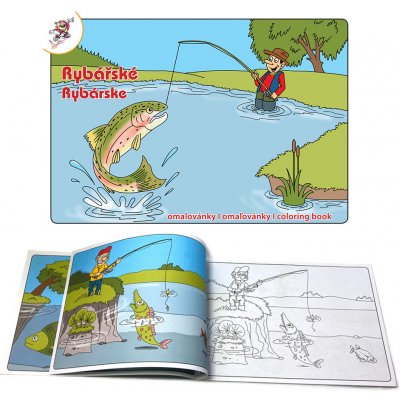 Omalovánky A5 Rybářské – Zboží Dáma