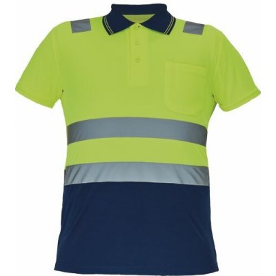 Cerva polokošile CADIZ HV žlutá/navy S – Zboží Dáma