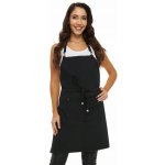 Fartuch Gastronomická ochranná zástěra Cukrářská VYS. ČERNÁ PREMIUM PL – Zboží Mobilmania