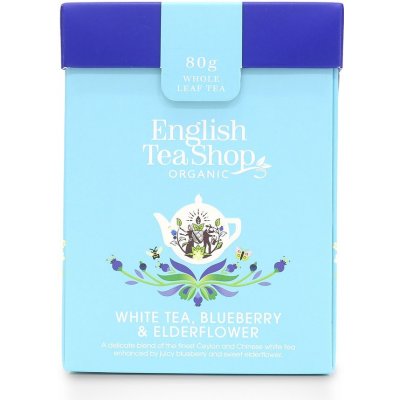 English Tea Shop Bílý Čaj s borůvkami a bází 80 g