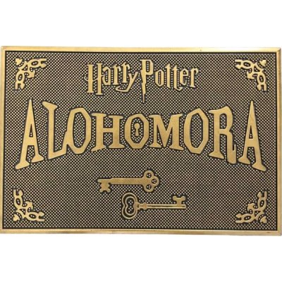 CurePink Gumová Harry Potter Alohomora (60 x 40 cm) hnědá [GP85486] – Zboží Mobilmania