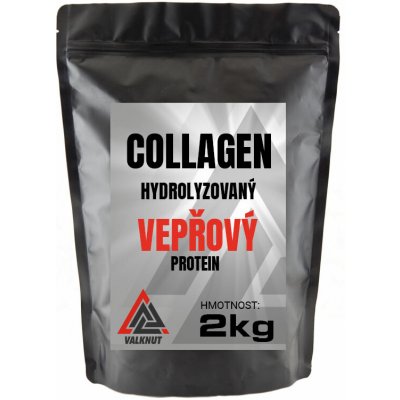 VALKNUT Collagen Vepřový Hydrolyzovaný protein v prášku 2000 g – Hledejceny.cz