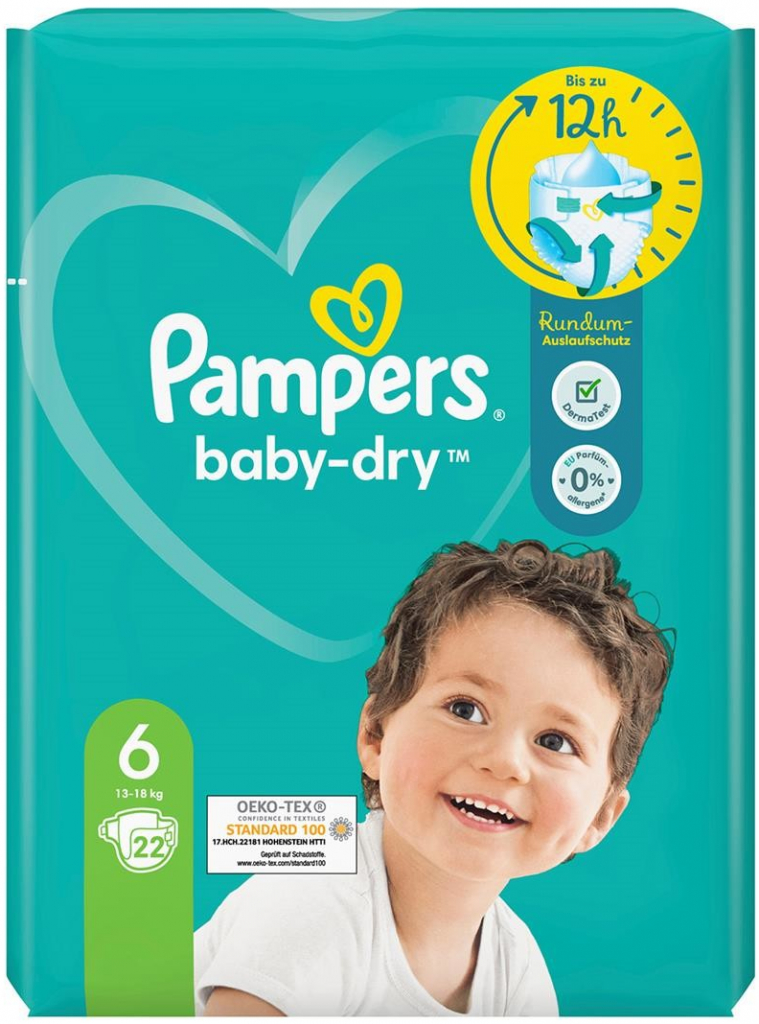 Pampers Baby Dry 6 22 ks