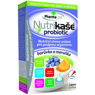 MOGADOR Nutrikaše probiotic meruňka a borůvka 180 g 3x60 g – Hledejceny.cz