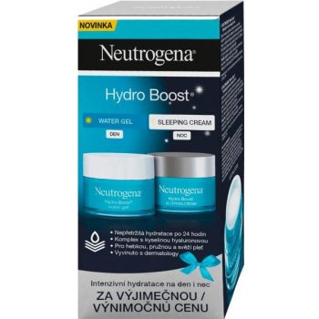 Neutrogena Hydro Boost hydratační pleťový gel 50 ml + noční krém s hydratačním účinkem 50 ml dárková sada