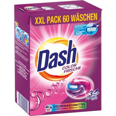 Dash prací kapsle na barevné prádlo 3v1 60 PD – Hledejceny.cz