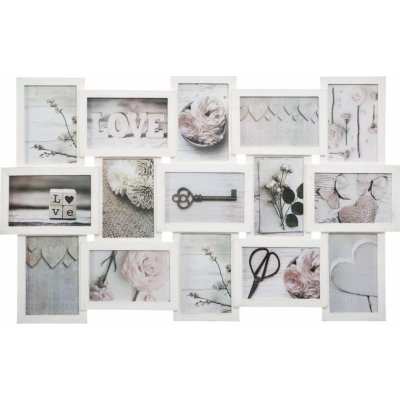 Atmosphera Fotorámečky na 15 fotek, bílý – Hledejceny.cz