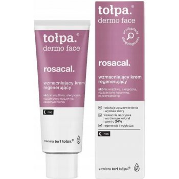 Tołpa Dermo Face Rosacal noční regenerační krém pro citlivou pleť se sklonem ke zčervenání (Hypoallergenic) 40 ml