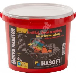 Hasoft Barva nabeton 4 kg bílá