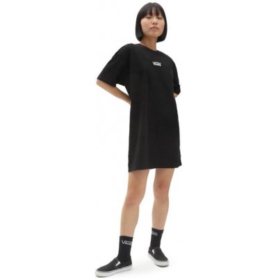 Vans WM CENTER VEE TEE DRESS Black – Zboží Mobilmania