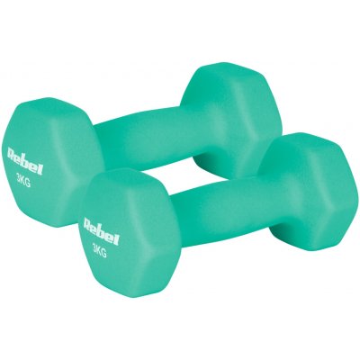 Rebel Neoprenové činky 2 x 3 kg 2 ks – Zboží Mobilmania