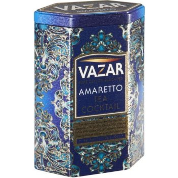 Vazar černý čaj Cocktail Amaretto plech 100 g
