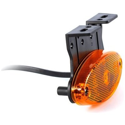 FRISTOM světlo poziční FT-061 Z+K LED s držákem oranžové – Zboží Mobilmania