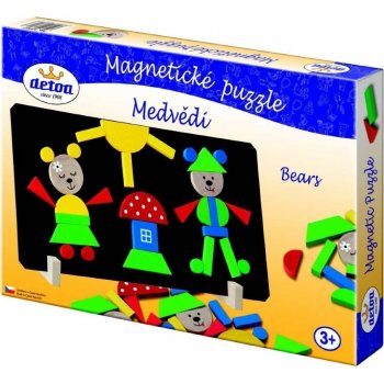 Detoa magnetické puzzle Medvědi