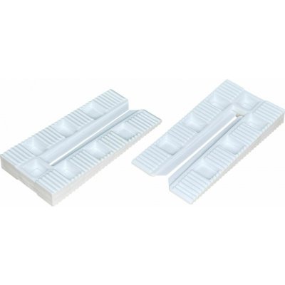 Klínky montážní plastové Delphin MK-04 bílé 50 ks, 76 x 38 x 10 mm – Hledejceny.cz