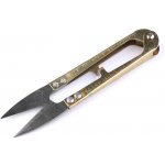 Nůžky krejčovské na nitě - cvakačky, MOSAZ, 10 cm, 1 ks – Hledejceny.cz
